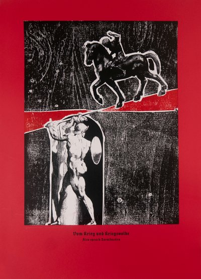Sur la guerre et les guerriers (Rouge), Ainsi parlait Zarathoustra, 2024 - Guilherme Pontes