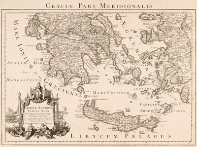 Carte de la Grèce antique et d