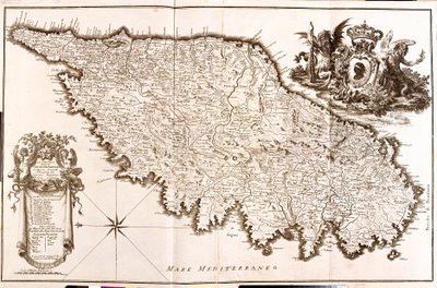 Carte de la Corse (France) - Guillaume Delisle