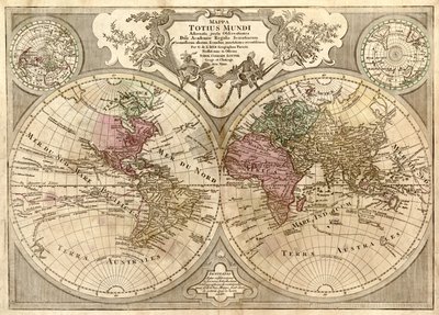 Mappa totius mundi - adornata juxta observationes dnn. academiae regalis scientiarum et nonnullorum aliorum secundum annotationes recentissimas LOC 2006627254 - Guillaume Delisle