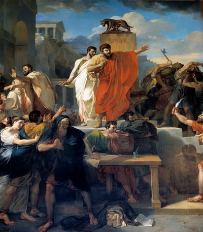 La mort de Virginie - Guillaume Lethiere