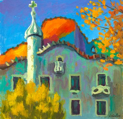 Casa Batlló, 2007 (gouache sur papier) - Guillermo Martí Ceballos