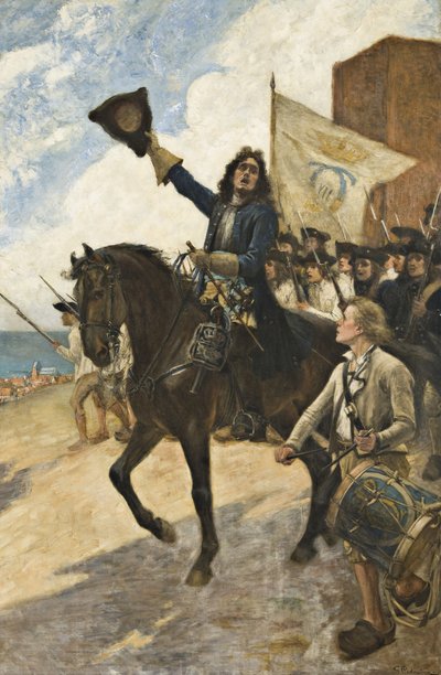 Magnus Stenbock à la bataille de Helsingborg - Gustaf Cederström
