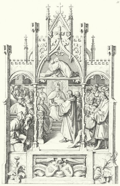 Scènes de la vie de Martin Luther - Gustav Ferdinand Leopold Konig