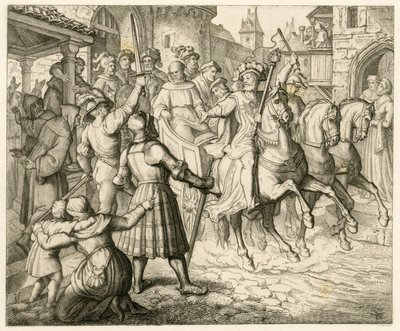 La réception de Martin Luther à Worms - Gustav Ferdinand Leopold Konig