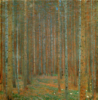 Forêt de sapins I - Gustav Klimt