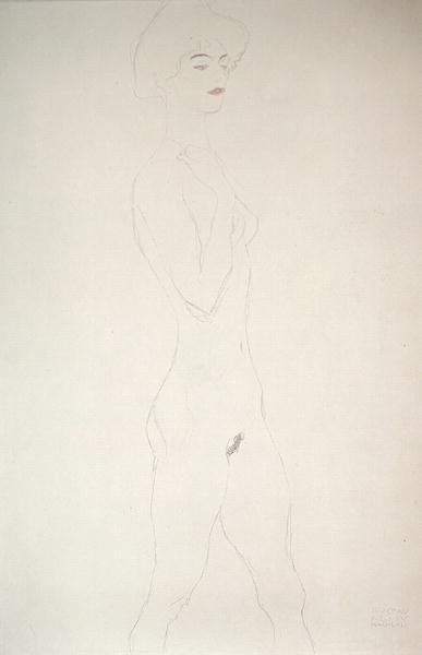Nu debout - Gustav Klimt