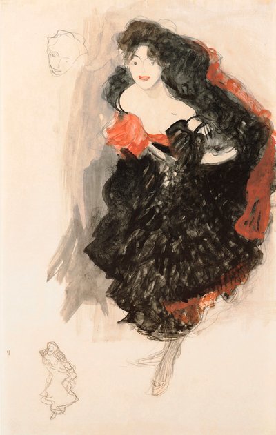 Étude pour Judith II - Gustav Klimt