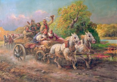 Cortège de mariage hongrois - Gustav Prucha