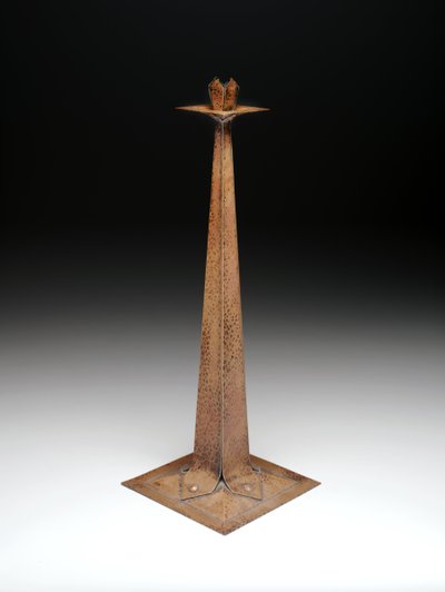 Chandelier, vers 1907 (cuivre) - Gustav Stickley