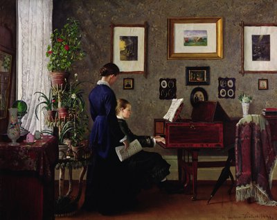 Leçon de musique - Gustav Wentzel