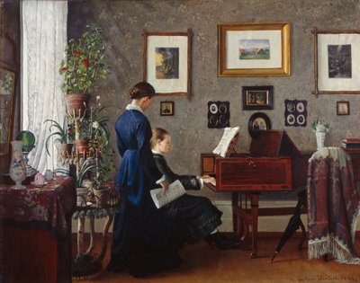 Leçon de musique - Gustav Wentzel