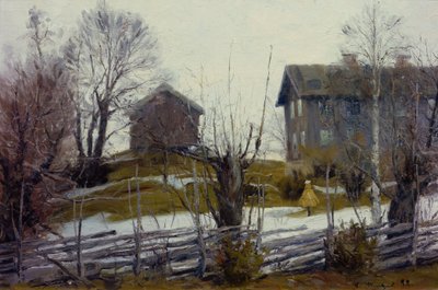 Dégel de printemps - Gustav Wentzel