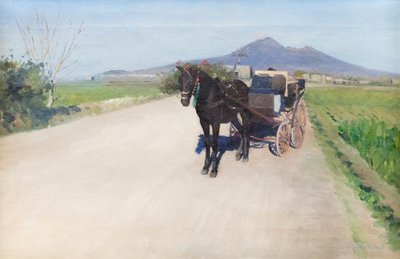 Une route à Naples, vers 1872 - Gustave Caillebotte