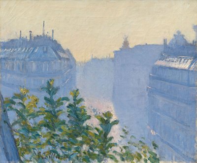 Allemand :  Rue Halévy, Blick von einem Balkon Rue Halévy, Vue d