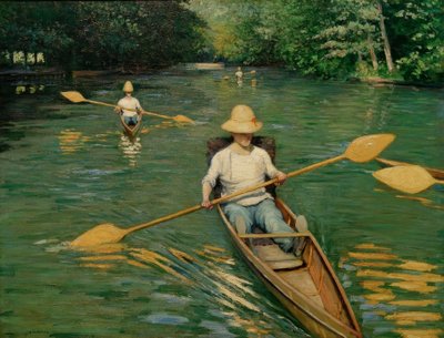 Périssoires sur l’Yerres - Gustave Caillebotte