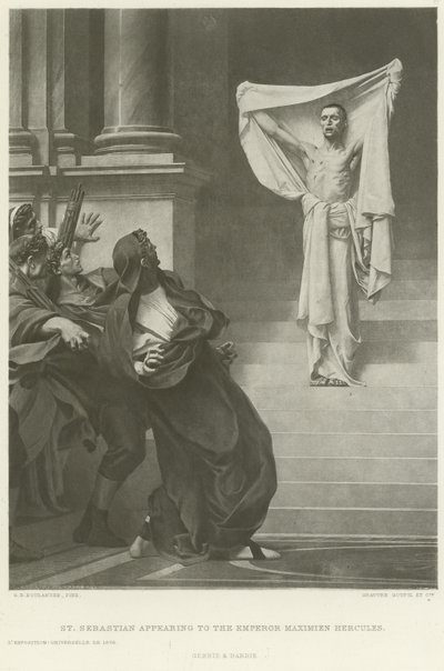 Saint Sébastien apparaissant à l