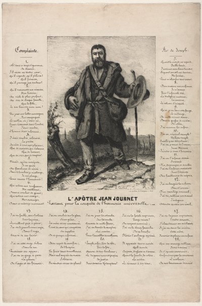Jean Journet partant pour la conquête de l