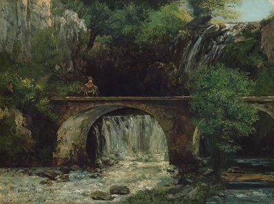 Paysage avec pont - Gustave Courbet