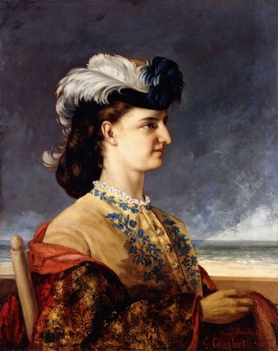 Portrait de la Comtesse Karoly, 1865 - Gustave Courbet