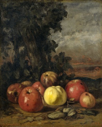 Nature morte aux pommes - Gustave Courbet