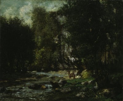 Le Ruisseau des Puits-Noir - Gustave Courbet
