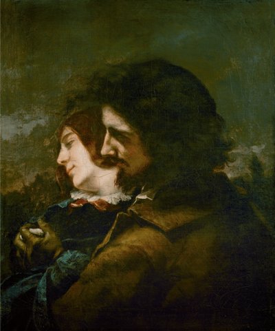 Les amants heureux (huile sur toile) - Gustave Courbet