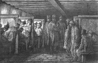 Un café de Whitechapel, 1872 - Gustave Dore