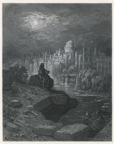 Un voyageur de Nouvelle-Zélande contemplant les ruines de Londres - Gustave Dore