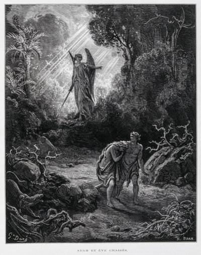 Adam et Ève chassés du Jardin d