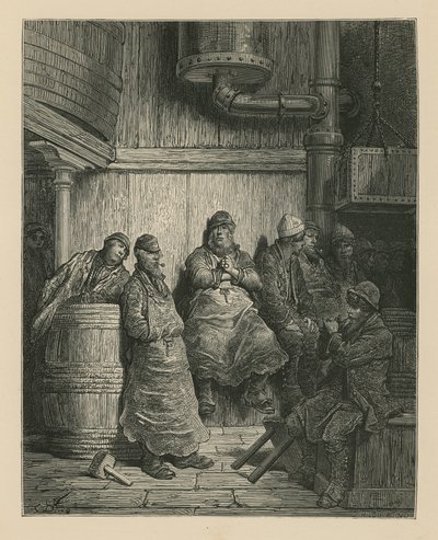 Travailleurs de la brasserie Barclay Perkins - Gustave Dore