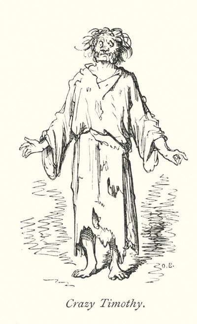 Crazy Timothy (gravure) - Gustave Dore