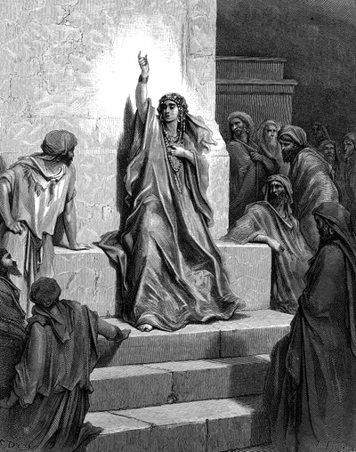 Deborah, prophétesse et juge hébraïque, 1866 - Gustave Dore