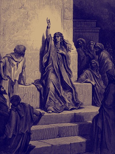 Le chant de triomphe de Deborah par Doré - Bible - Gustave Dore