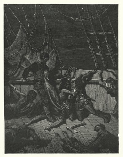 Illustration de Gustave Doré pour La Complainte du vieux marin de Coleridge - Gustave Dore