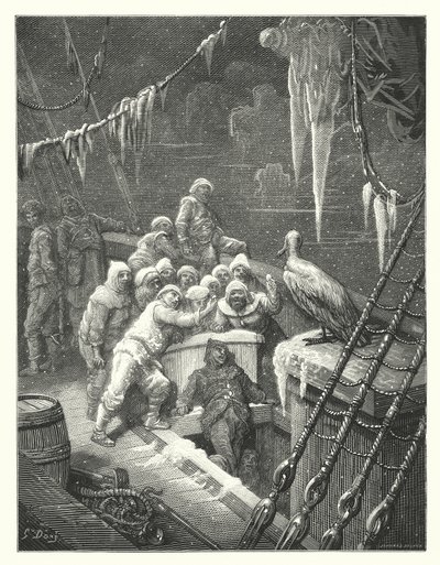 Illustration de Gustave Doré pour le Rime of the Ancient Mariner de Coleridge - Gustave Dore