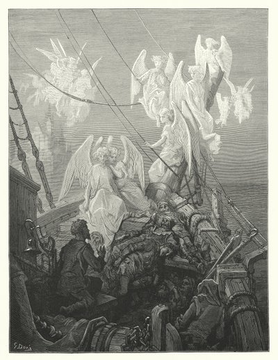 Illustration de Gustave Doré pour La Complainte du vieux marin de Coleridge - Gustave Dore