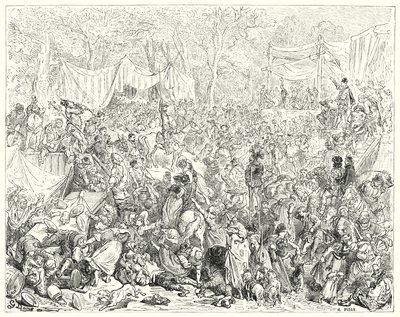 Don Quichotte de Gustave Doré : "Arrivée de Don Quichotte au mariage de Camacho et Quiteria" - Gustave Dore