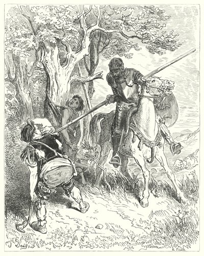 Don Quichotte de Gustave Doré: "Par le soleil qui brille, j