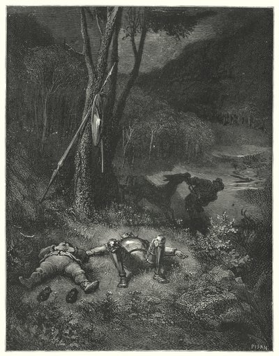 Don Quichotte de Gustave Doré : "Gines, qui était étranger à la gratitude et à l