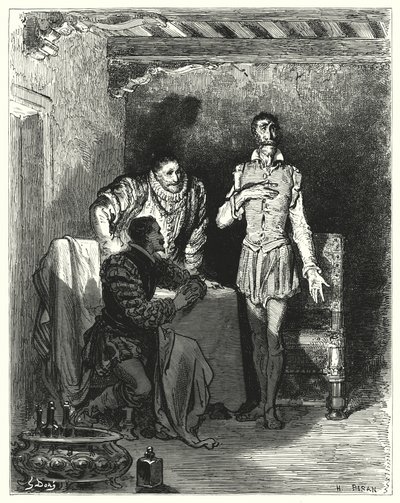 Don Quichotte de Gustave Doré: "Il raconta aux gentilshommes toute l