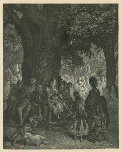 Jardins de Kensington, Londres - Gustave Dore