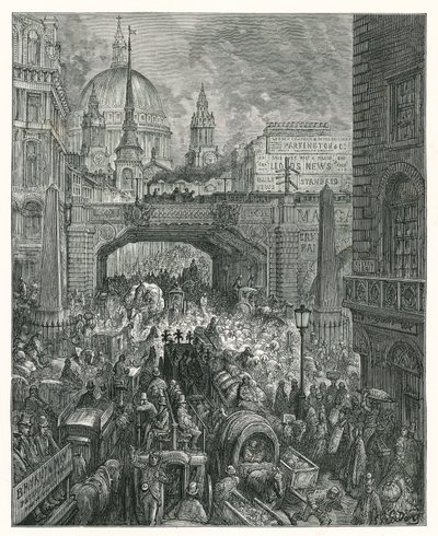 Ludgate Hill (gravure) - Gustave Dore