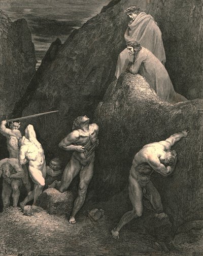 Maintenant, voyez comment je me déchire ! Regardez comme Mahomet est mutilé !, vers 1890 - Gustave Dore