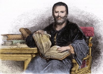 Portrait de Rabelais - illustration de 