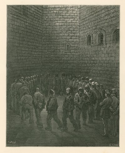 Prisonniers dans la cour d
