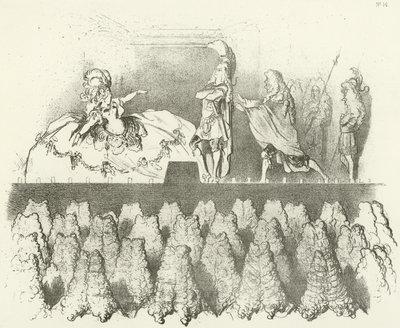 Racine joué devant la cour de Versailles 1695 - Gustave Dore