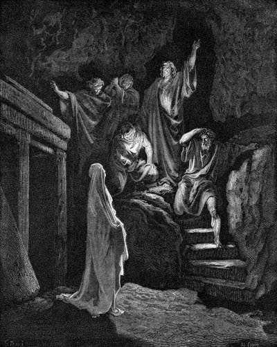 Résurrection de Lazare - Gustave Dore