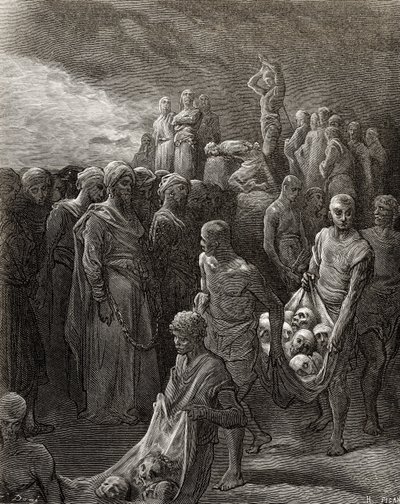 Richard Ier (1157-99) Cœur de Lion massacre des captifs en représailles, illustration de 
