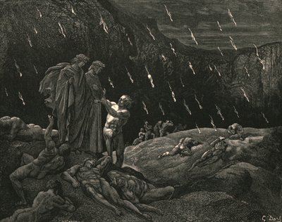 Monsieur! Brunetto! Et êtes-vous ici, vers 1890 - Gustave Dore